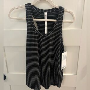 Lululemon Love Tank. Size 6. New w/ tags. Black and white stripe.